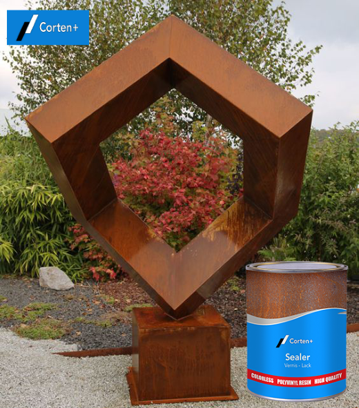 What is the role of sealers in protecting Corten steel against corrosion?